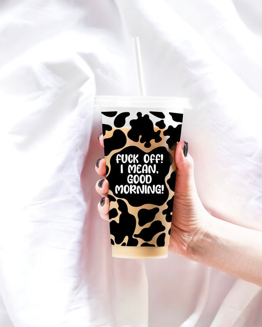 Moody Cow 24oz Cold Cup