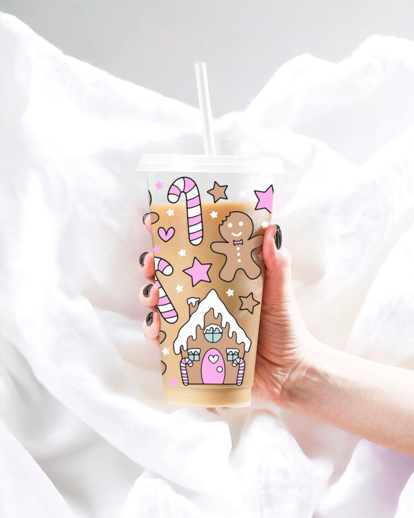 Gingerbread House 24oz Cold Cup