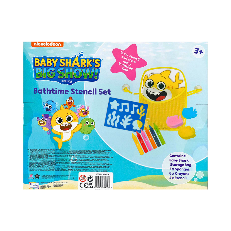 Baby Shark Bathtime Stencil Set