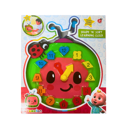 Cocomelon Shape and Sort Learning Clock