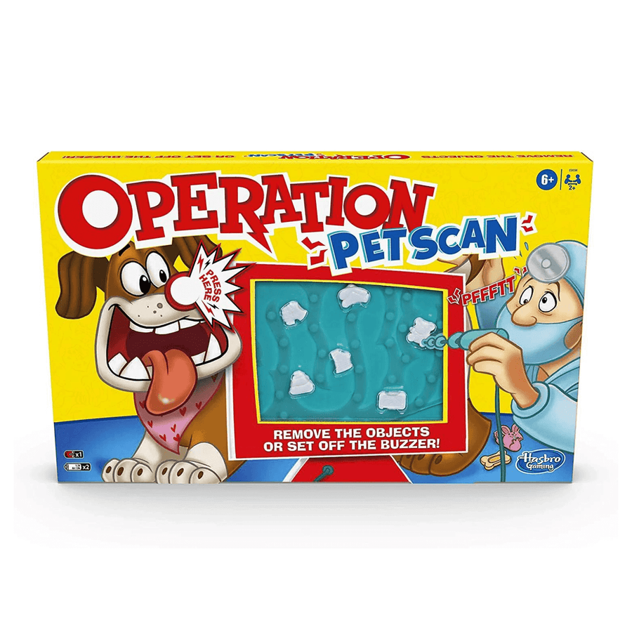 Operation Pet Scan Dog Buzzer Board Game 2 Players Ages 6+