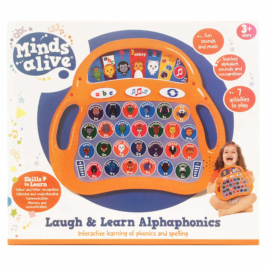 Minds Alive Laugh & Learn Alphaphonics Interactive Sounds Music