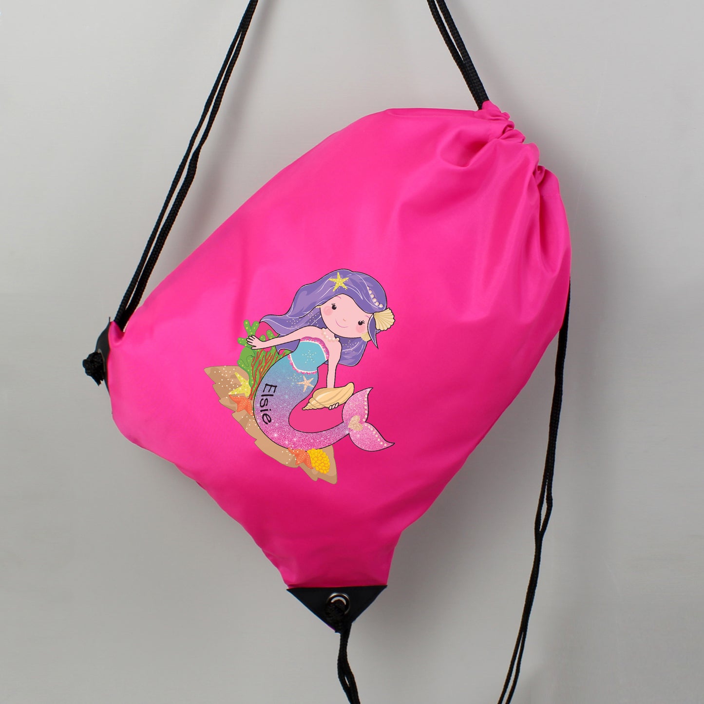 Personalised Mermaid Drawstring Bag