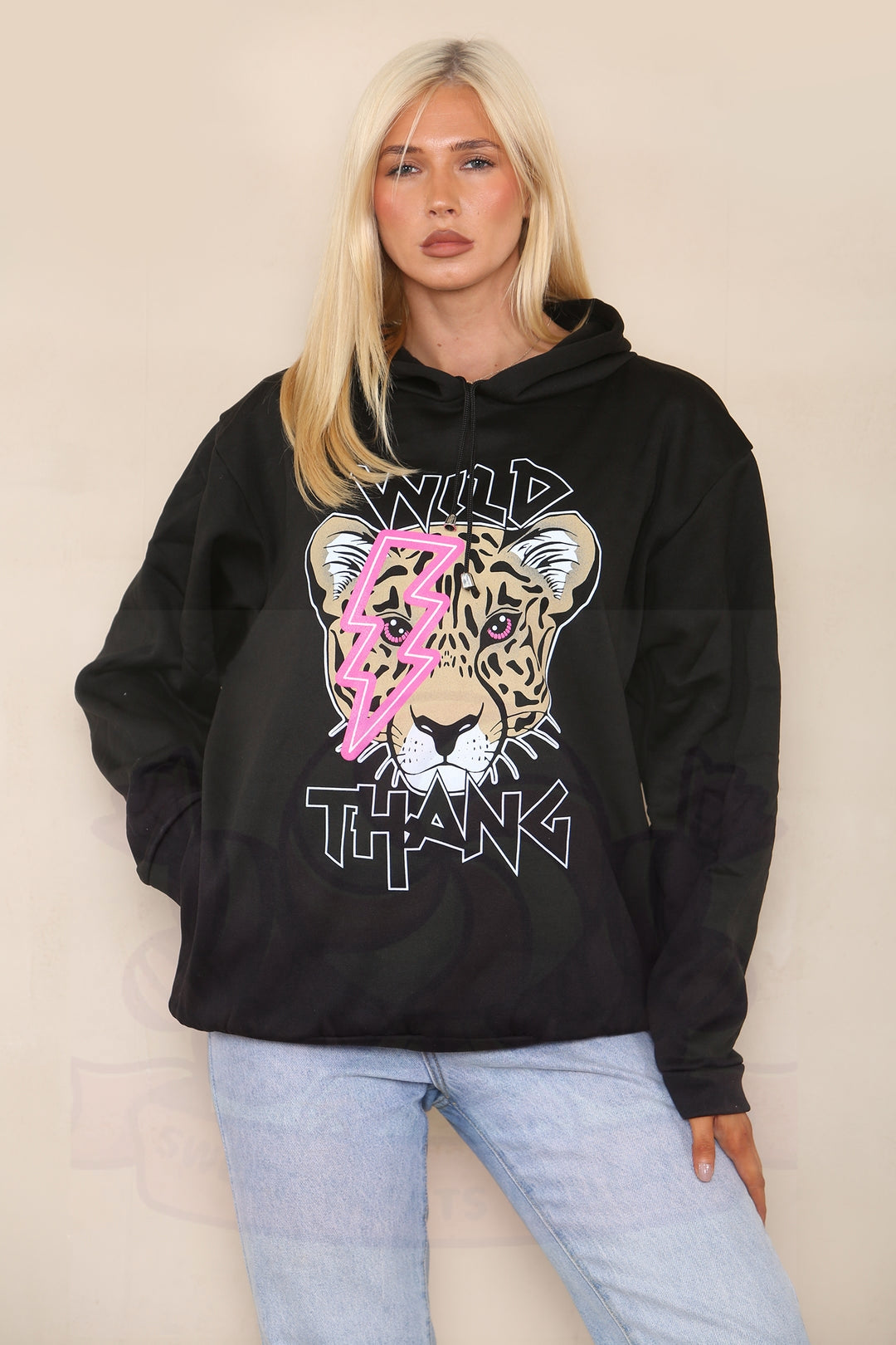 Wild Thing Print Hoodie