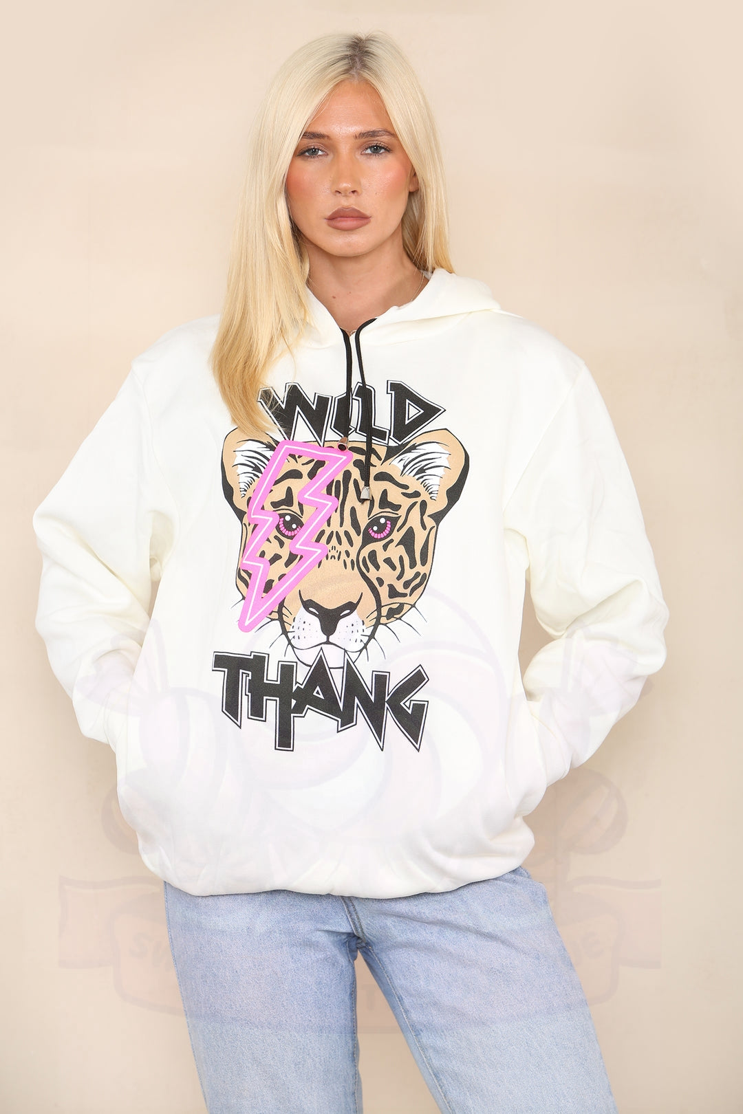 Wild Thing Print Hoodie