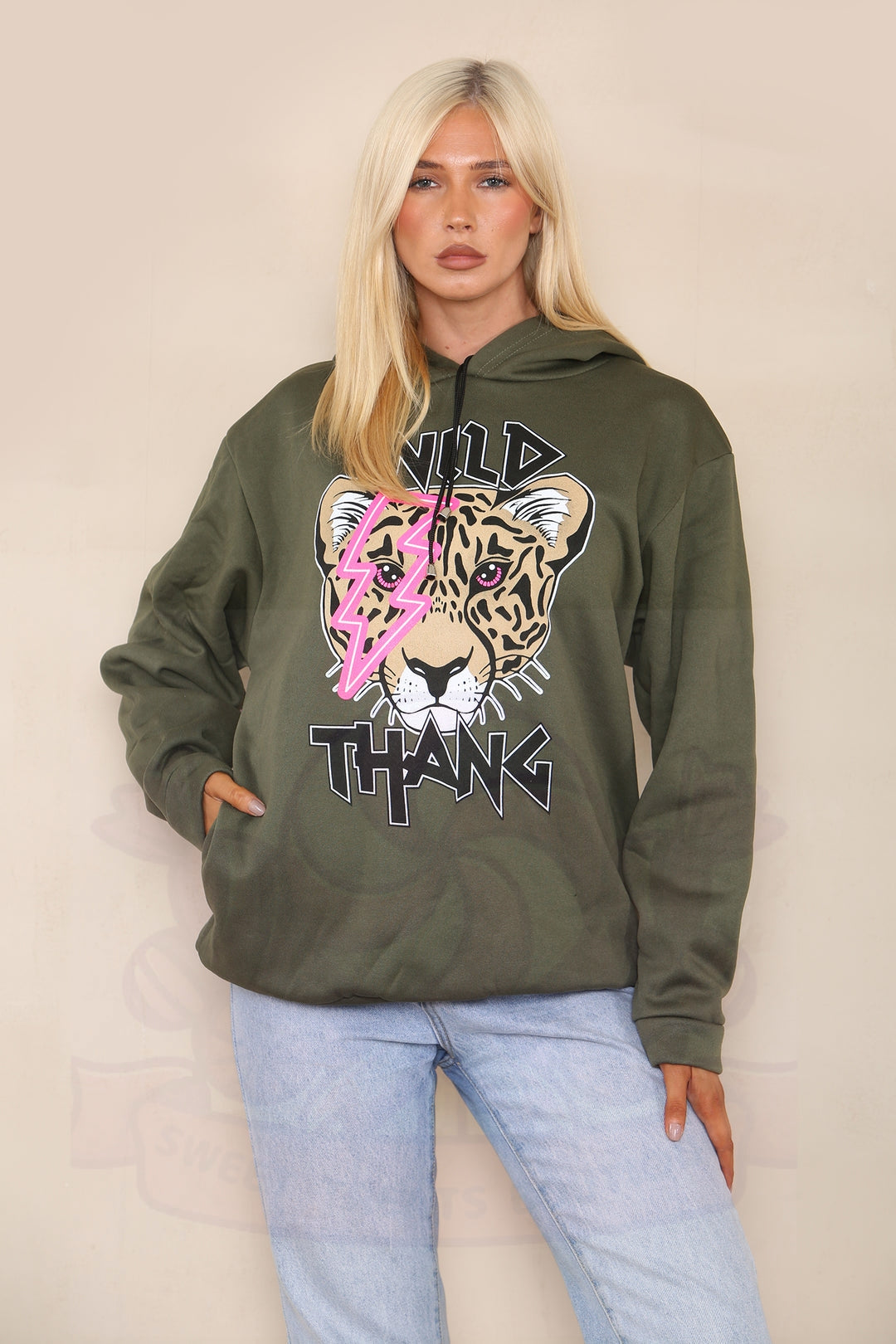 Wild Thing Print Hoodie