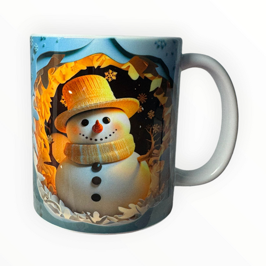 Christmas Mug, Blue