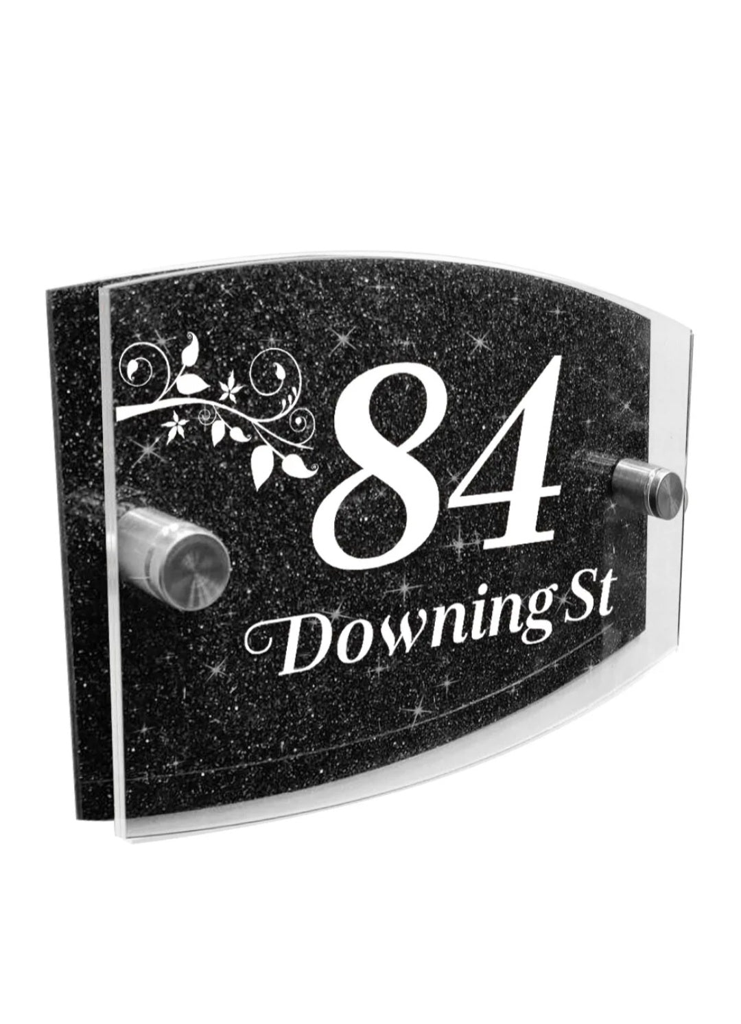 Modern Door House Number Plaque