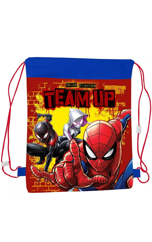 Spiderman Drawstring Bag