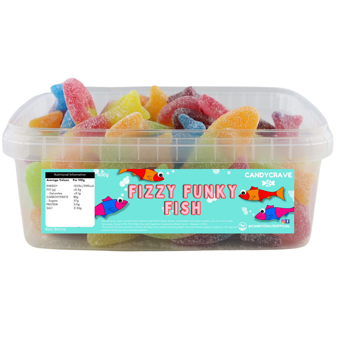 Fizzy Funky Fish 600G