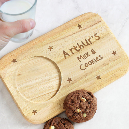 Personalised Stars Wooden Coaster Tray - Elegant Casa