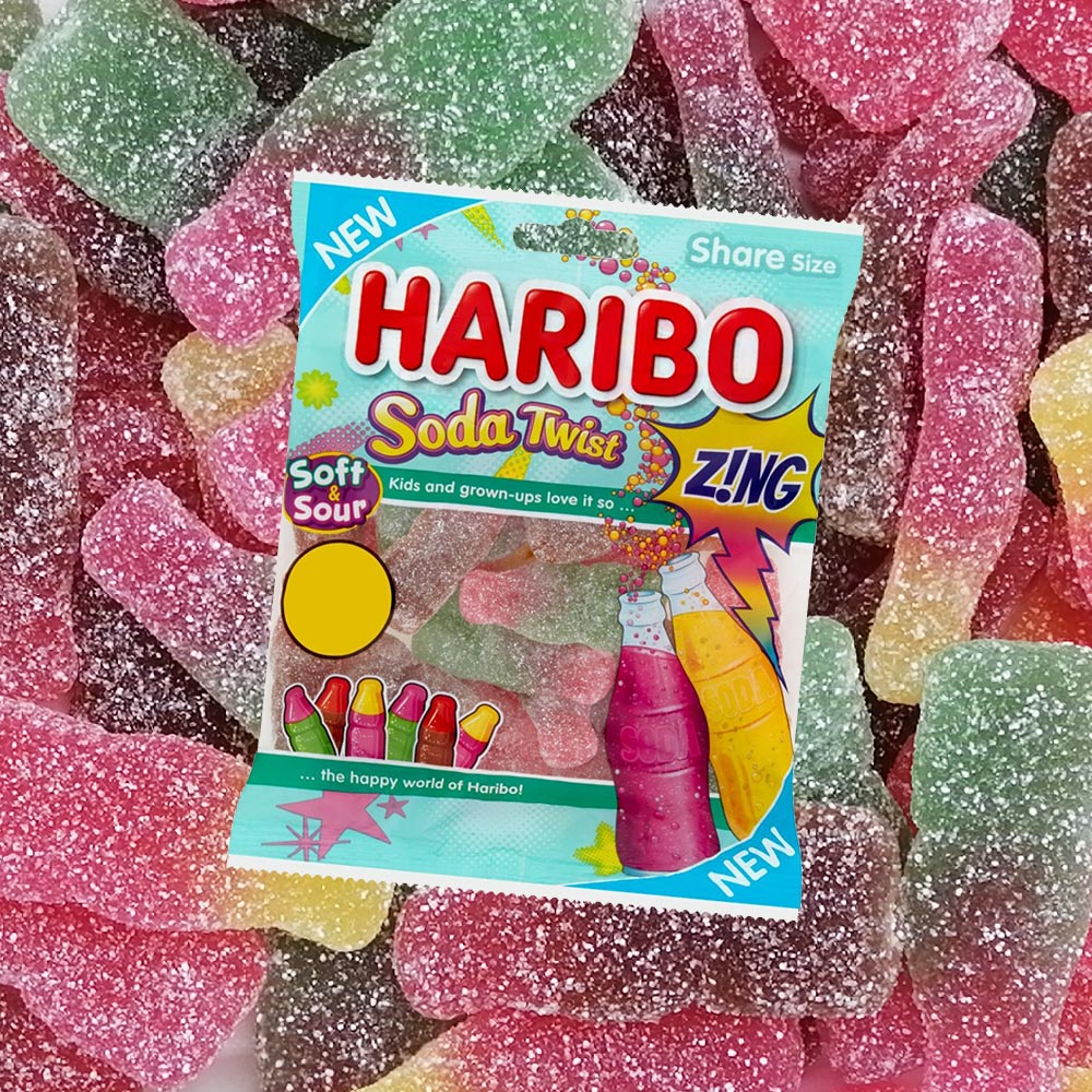 Haribo Soda Twist Zing Share Bag