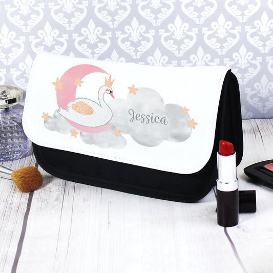 Personalised Swan Lake Make Up Bag