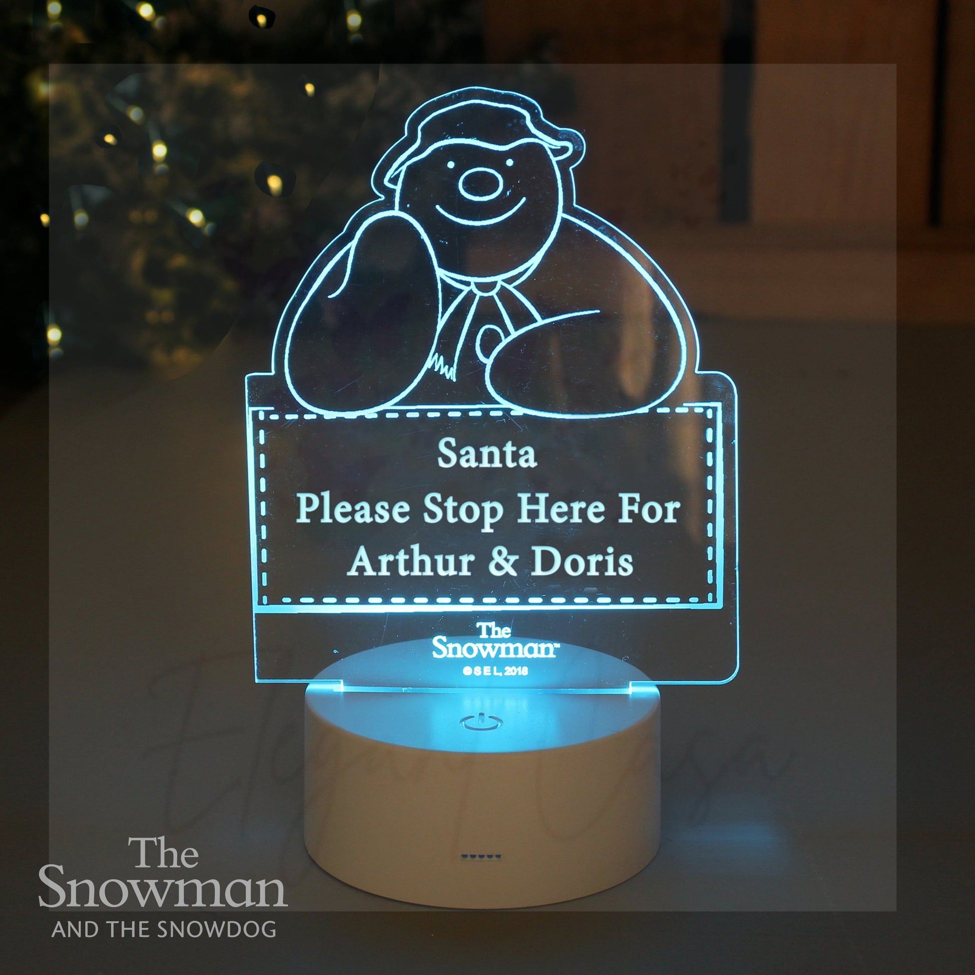 The Snowman LED Colour Changing Decoration & Night Light - Elegant Casa