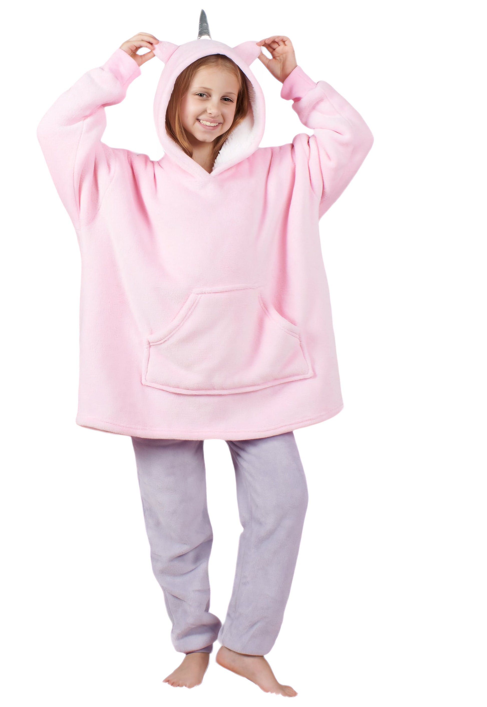 Unicorn Fleeced Hoodie - Elegant Casa